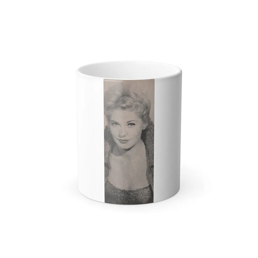 Kim Novak #177 - Scanned Mag. 66 Photos (Cropped Photo) (Vintage Female Icons) Color Changing Mug 11oz-11oz-Go Mug Yourself