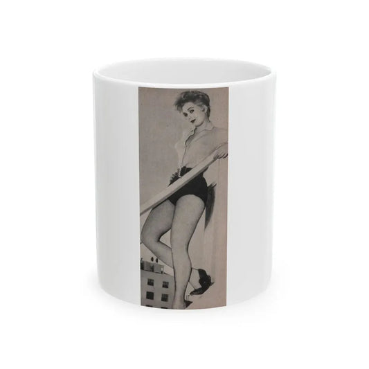 Kim Novak #179 - Scanned Mag. 66 Photos (Vintage Female Icon) White Coffee Mug 11oz - Go Mug Yourself