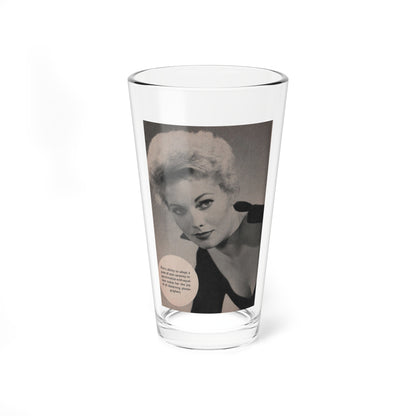 Kim Novak #180 - Scanned Mag. 66 Photos (Vintage Female Icon) Pint Glass 16oz-16oz-Go Mug Yourself