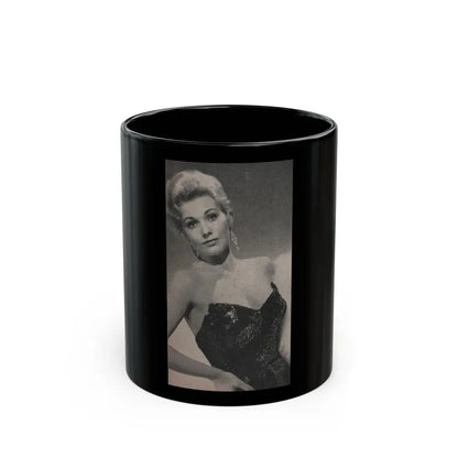 Kim Novak #182 - Scanned Mag. 66 Photos (Vintage Female Icon) Black Coffee Mug 11oz - Go Mug Yourself
