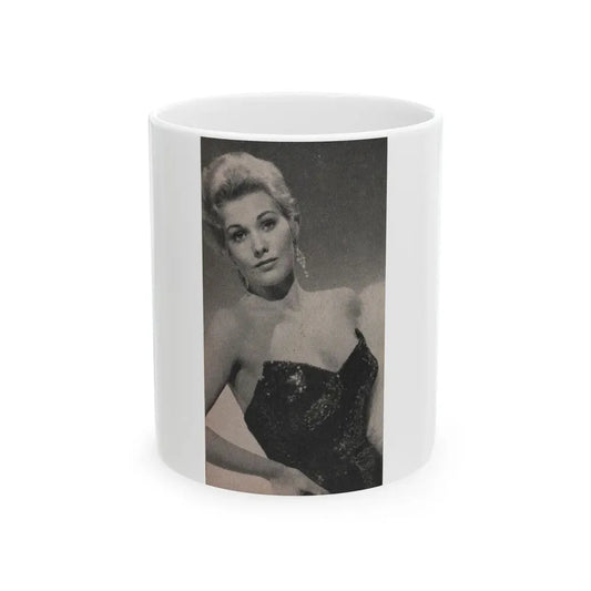 Kim Novak #182 - Scanned Mag. 66 Photos (Vintage Female Icon) White Coffee Mug 11oz - Go Mug Yourself