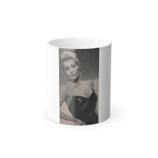 Kim Novak #182 - Scanned Mag. 66 Photos (Cropped Photo) (Vintage Female Icons) Color Changing Mug 11oz-11oz-Go Mug Yourself
