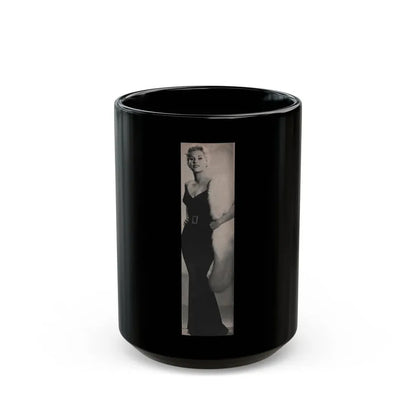 Kim Novak #183 - Scanned Mag. 66 Photos (Vintage Female Icon) Black Coffee Mug 15oz - Go Mug Yourself