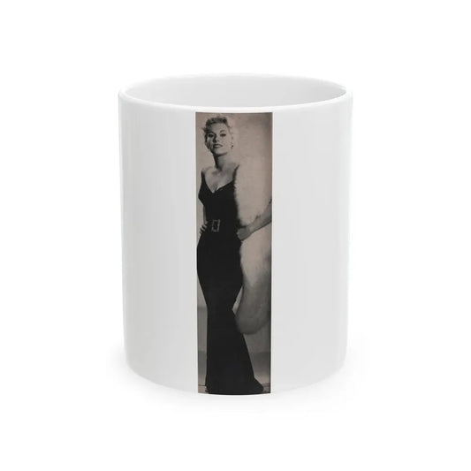 Kim Novak #183 - Scanned Mag. 66 Photos (Vintage Female Icon) White Coffee Mug 11oz - Go Mug Yourself