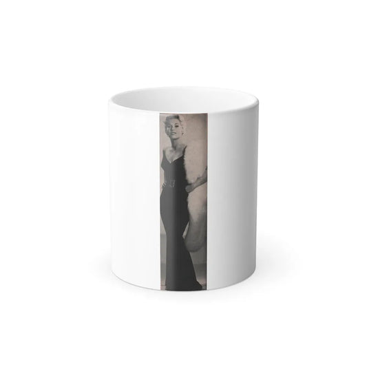 Kim Novak #183 - Scanned Mag. 66 Photos (Cropped Photo) (Vintage Female Icons) Color Changing Mug 11oz-11oz-Go Mug Yourself