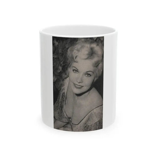 Kim Novak #184 - Scanned Mag. 66 Photos (Vintage Female Icon) White Coffee Mug 11oz - Go Mug Yourself