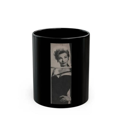 Kim Novak #185 - Scanned Mag. 66 Photos (Vintage Female Icon) Black Coffee Mug 11oz - Go Mug Yourself