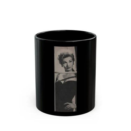 Kim Novak #185 - Scanned Mag. 66 Photos (Vintage Female Icon) Black Coffee Mug 11oz - Go Mug Yourself