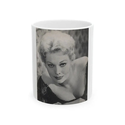 Kim Novak #186 - Scanned Mag. 66 Photos (Vintage Female Icon) White Coffee Mug 11oz - Go Mug Yourself
