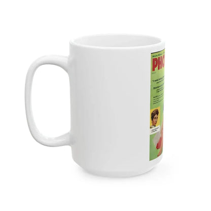 Kim Novak #188 - Mag. Cover (Vintage Female Icon) White Coffee Mug - Go Mug Yourself