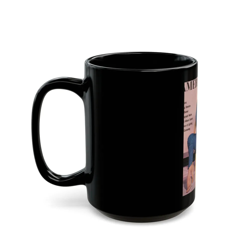 Kim Novak #190 (Vintage Female Icon) Black Coffee Mug-Go Mug Yourself