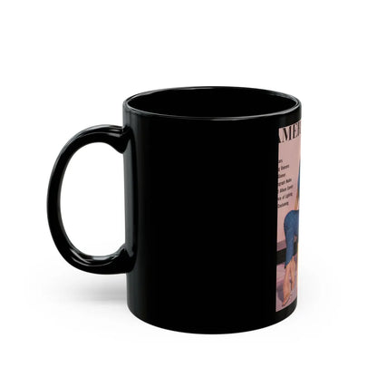 Kim Novak #190 (Vintage Female Icon) Black Coffee Mug-Go Mug Yourself