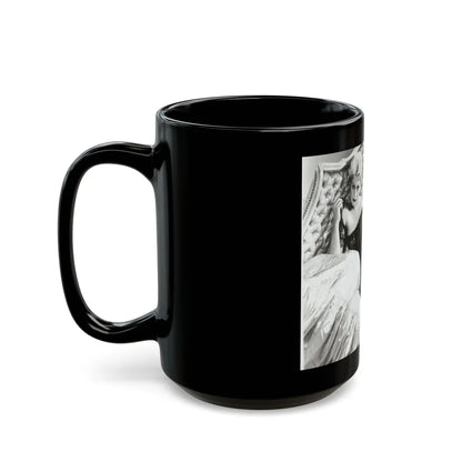 Kim Novak #194 (Vintage Female Icon) Black Coffee Mug-Go Mug Yourself