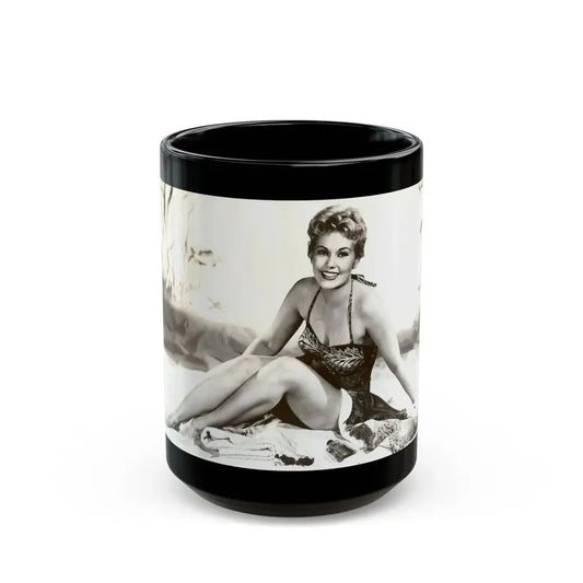 Kim Novak #195 (Vintage Female Icon) Black Coffee Mug 15oz - Go Mug Yourself