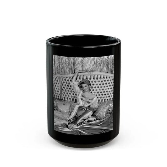 Kim Novak #196 (Vintage Female Icon) Black Coffee Mug 15oz - Go Mug Yourself