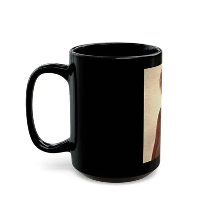 Kim Novak #210 - See through top (Vintage Female Icon) Black Coffee Mug - Go Mug Yourself
