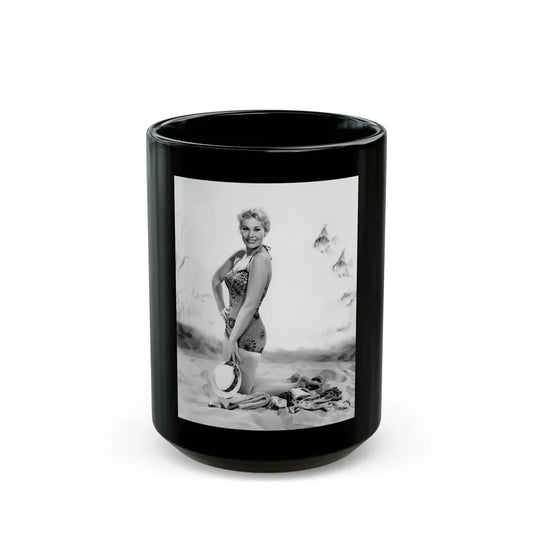 Kim Novak #224 (Vintage Female Icon) Black Coffee Mug 15oz - Go Mug Yourself