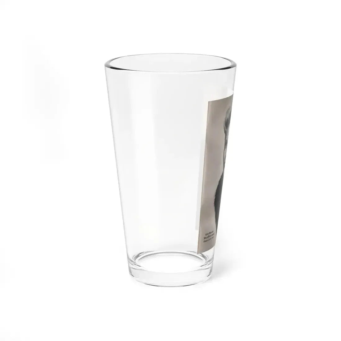 Kim Novak #249 - Tempo Mag. 2-21-56 - 1 B&W Photo (Vintage Female Icon) Pint Glass 16oz - Go Mug Yourself