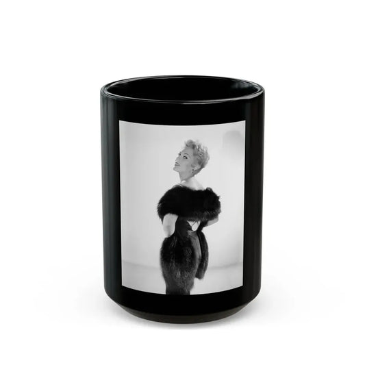 Kim Novak #252 (Vintage Female Icon) Black Coffee Mug 15oz - Go Mug Yourself