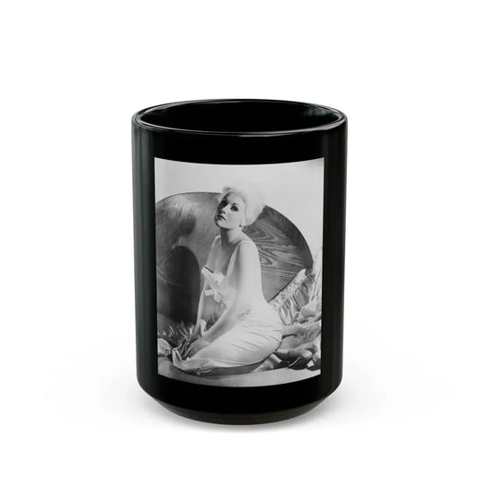 Kim Novak #267 (Vintage Female Icon) Black Coffee Mug 15oz - Go Mug Yourself
