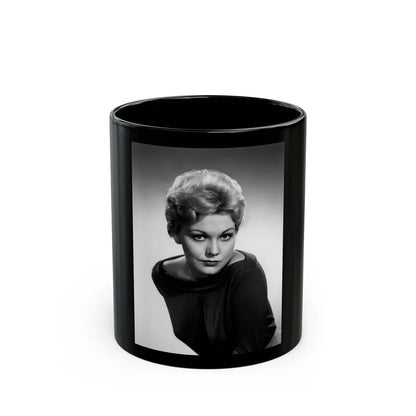 Kim Novak #271 (Vintage Female Icon) Black Coffee Mug-11oz-Go Mug Yourself