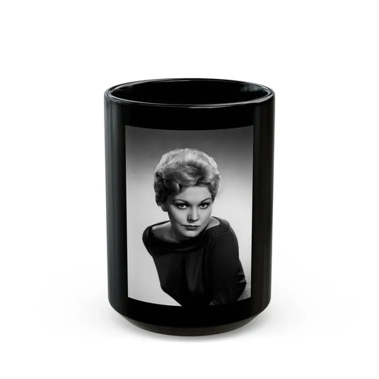 Kim Novak #271 (Vintage Female Icon) Black Coffee Mug 15oz - Go Mug Yourself