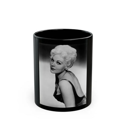 Kim Novak #286 (Vintage Female Icon) Black Coffee Mug-11oz-Go Mug Yourself