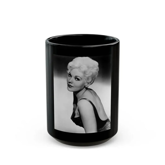 Kim Novak #286 (Vintage Female Icon) Black Coffee Mug 15oz - Go Mug Yourself