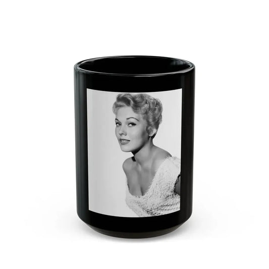 Kim Novak #288 (Vintage Female Icon) Black Coffee Mug 15oz - Go Mug Yourself