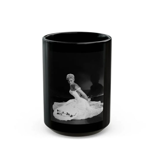 Kim Novak #294 (Vintage Female Icon) Black Coffee Mug 15oz - Go Mug Yourself