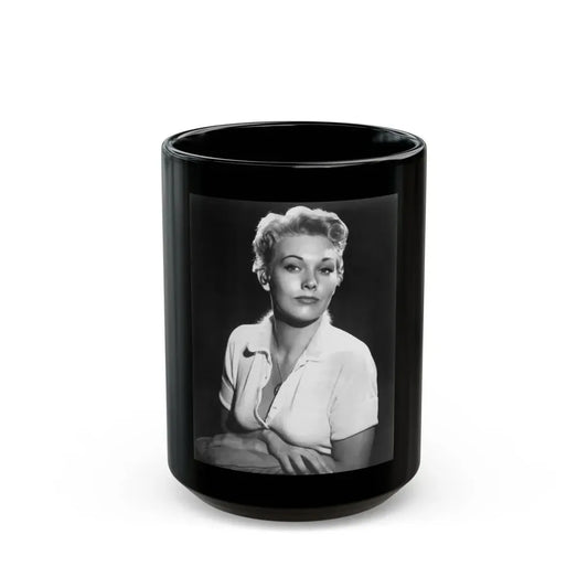 Kim Novak #298 (Vintage Female Icon) Black Coffee Mug 15oz - Go Mug Yourself
