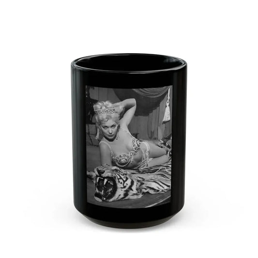 Kim Novak #299 (Vintage Female Icon) Black Coffee Mug 15oz - Go Mug Yourself