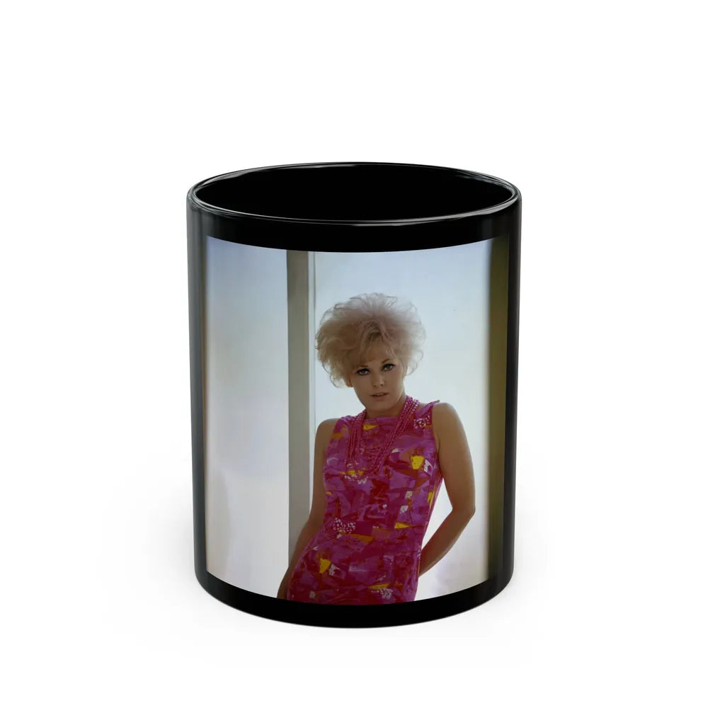 Kim Novak #307 (Vintage Female Icon) Black Coffee Mug-11oz-Go Mug Yourself