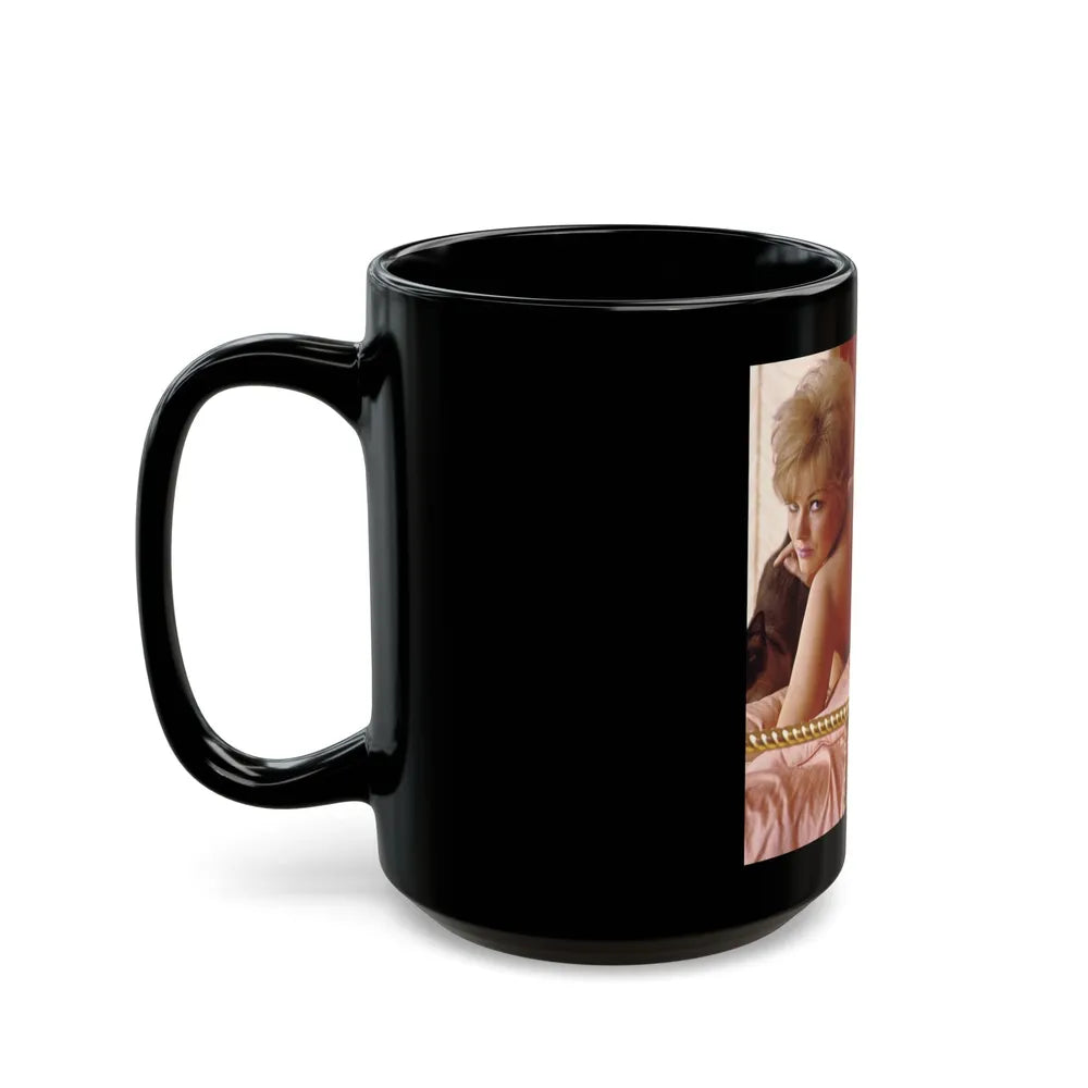 Kim Novak #311 (Vintage Female Icon) Black Coffee Mug-Go Mug Yourself