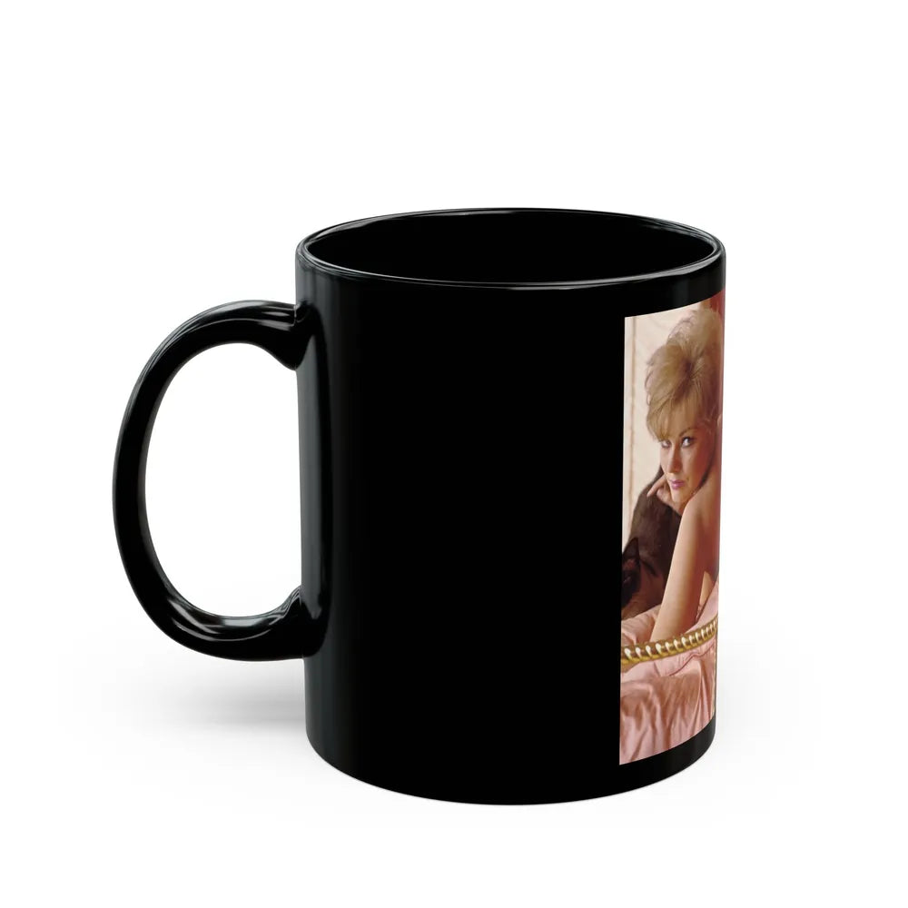 Kim Novak #311 (Vintage Female Icon) Black Coffee Mug-Go Mug Yourself