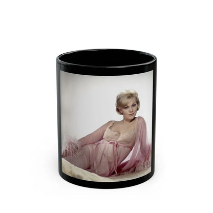 Kim Novak #315 (Vintage Female Icon) Black Coffee Mug-11oz-Go Mug Yourself