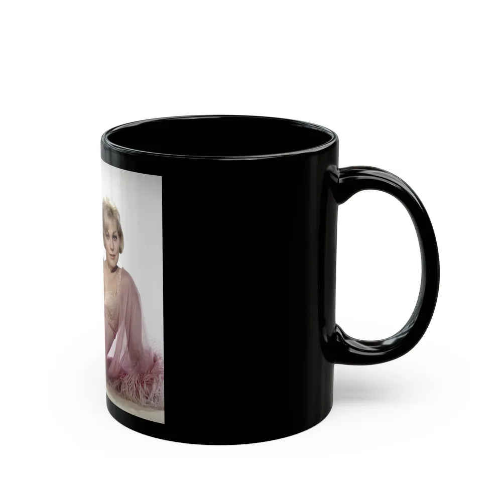 Kim Novak #315 (Vintage Female Icon) Black Coffee Mug-Go Mug Yourself