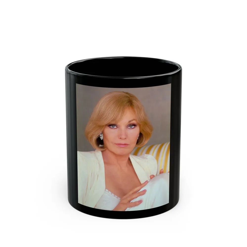 Kim Novak #316 (Vintage Female Icon) Black Coffee Mug-11oz-Go Mug Yourself