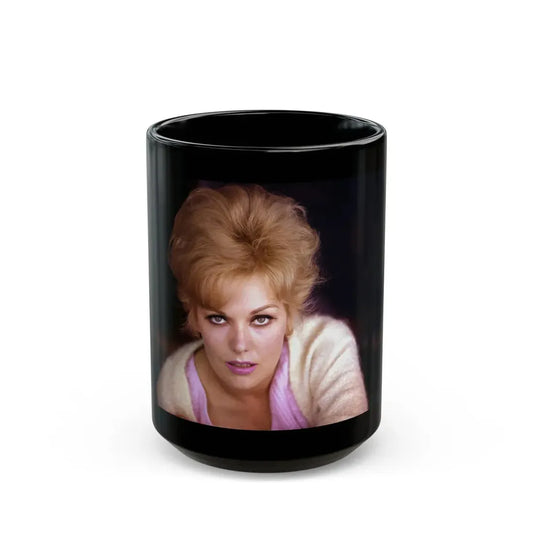 Kim Novak #321 (Vintage Female Icon) Black Coffee Mug 15oz - Go Mug Yourself