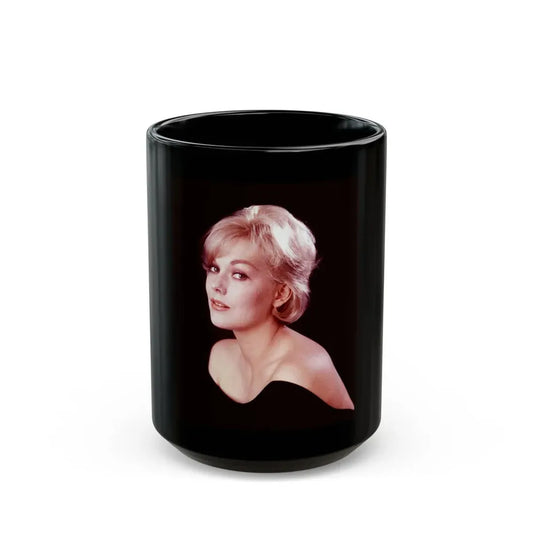 Kim Novak #322 (Vintage Female Icon) Black Coffee Mug 15oz - Go Mug Yourself