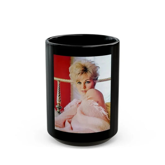 Kim Novak #335 (Vintage Female Icon) Black Coffee Mug 15oz - Go Mug Yourself