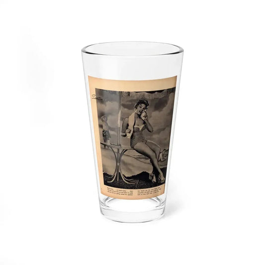 Kim Novak #341 2 (Vintage Female Icon) Pint Glass 16oz 16oz - Go Mug Yourself