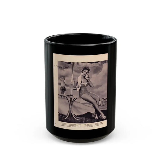 Kim Novak #341 (Vintage Female Icon) Black Coffee Mug 15oz - Go Mug Yourself