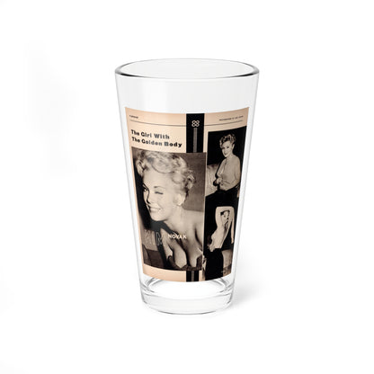 Kim Novak #343 (Vintage Female Icon) Pint Glass 16oz-16oz-Go Mug Yourself