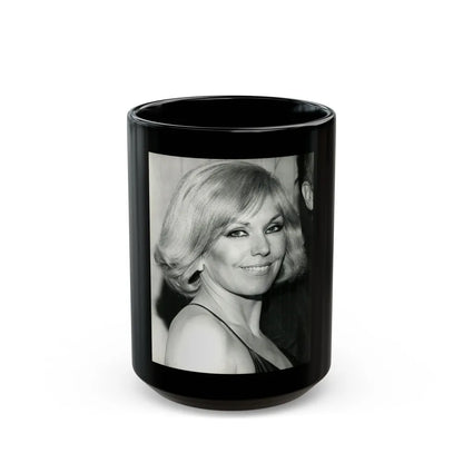 Kim Novak #345 (Vintage Female Icon) Black Coffee Mug-15oz-Go Mug Yourself