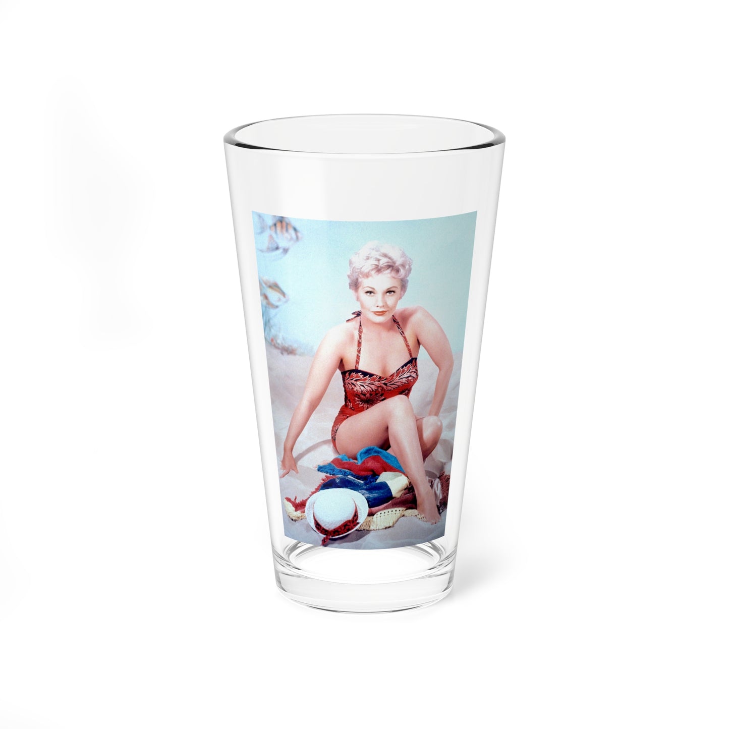 Kim Novak #347 (Vintage Female Icon) Pint Glass 16oz-16oz-Go Mug Yourself