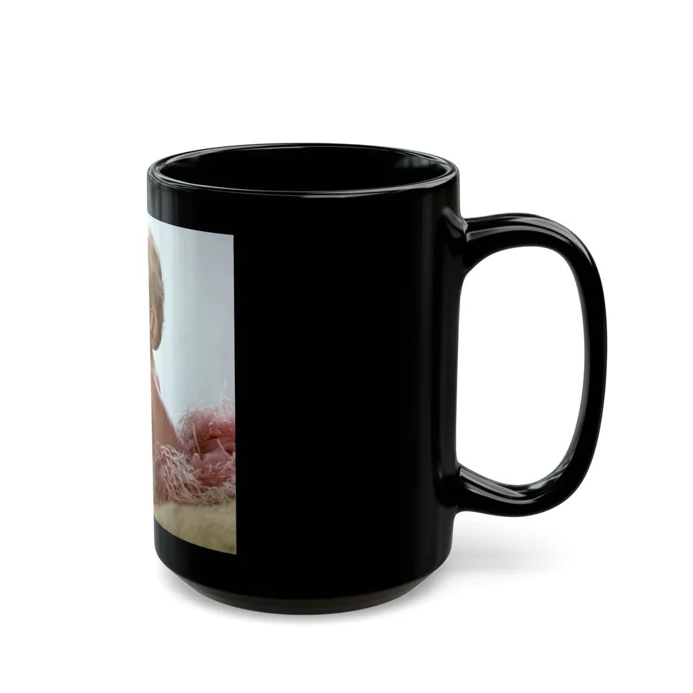 Kim Novak #355 (Vintage Female Icon) Black Coffee Mug-Go Mug Yourself