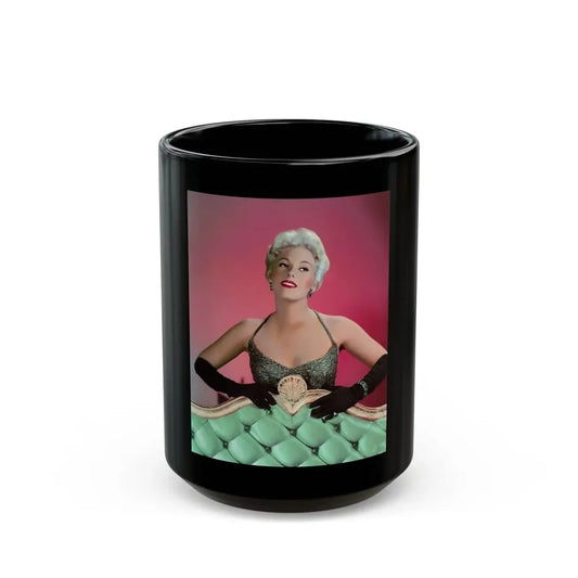Kim Novak #361 (Vintage Female Icon) Black Coffee Mug 15oz - Go Mug Yourself