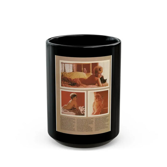 Kim Novak #374 (Vintage Female Icon) Black Coffee Mug 15oz - Go Mug Yourself