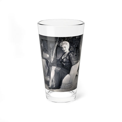 Kim Novak #38- (Vintage Female Icon) Pint Glass 16oz-16oz-Go Mug Yourself